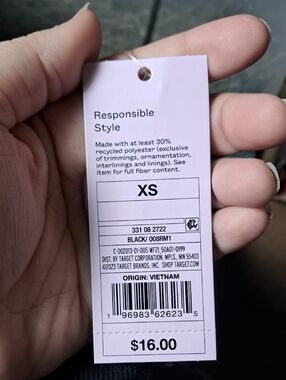 wild fable Green Logo Hang Tag